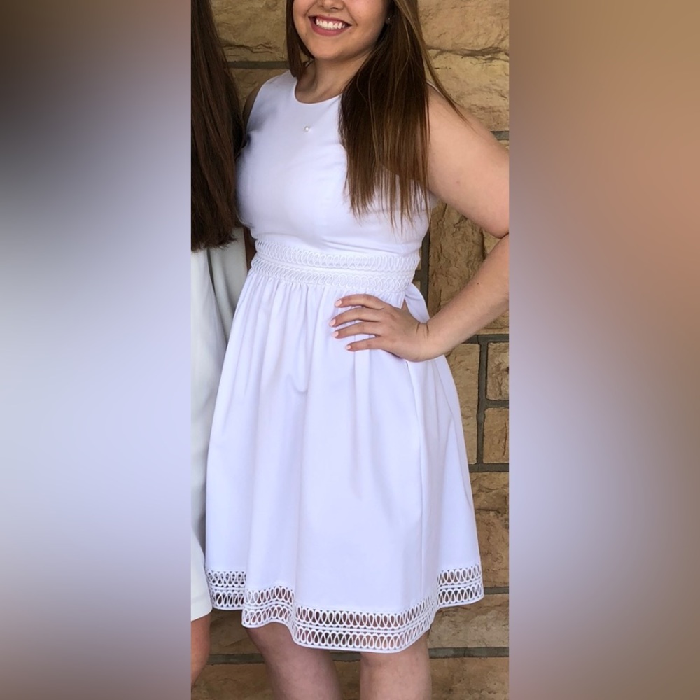 Calvin Klein white dress